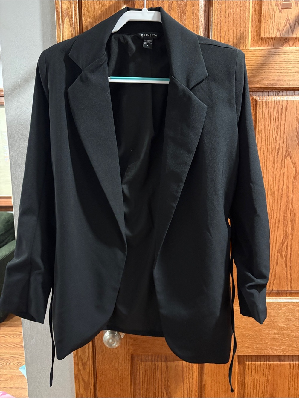 Athleta Black Women's Tailored Blazer Jacket